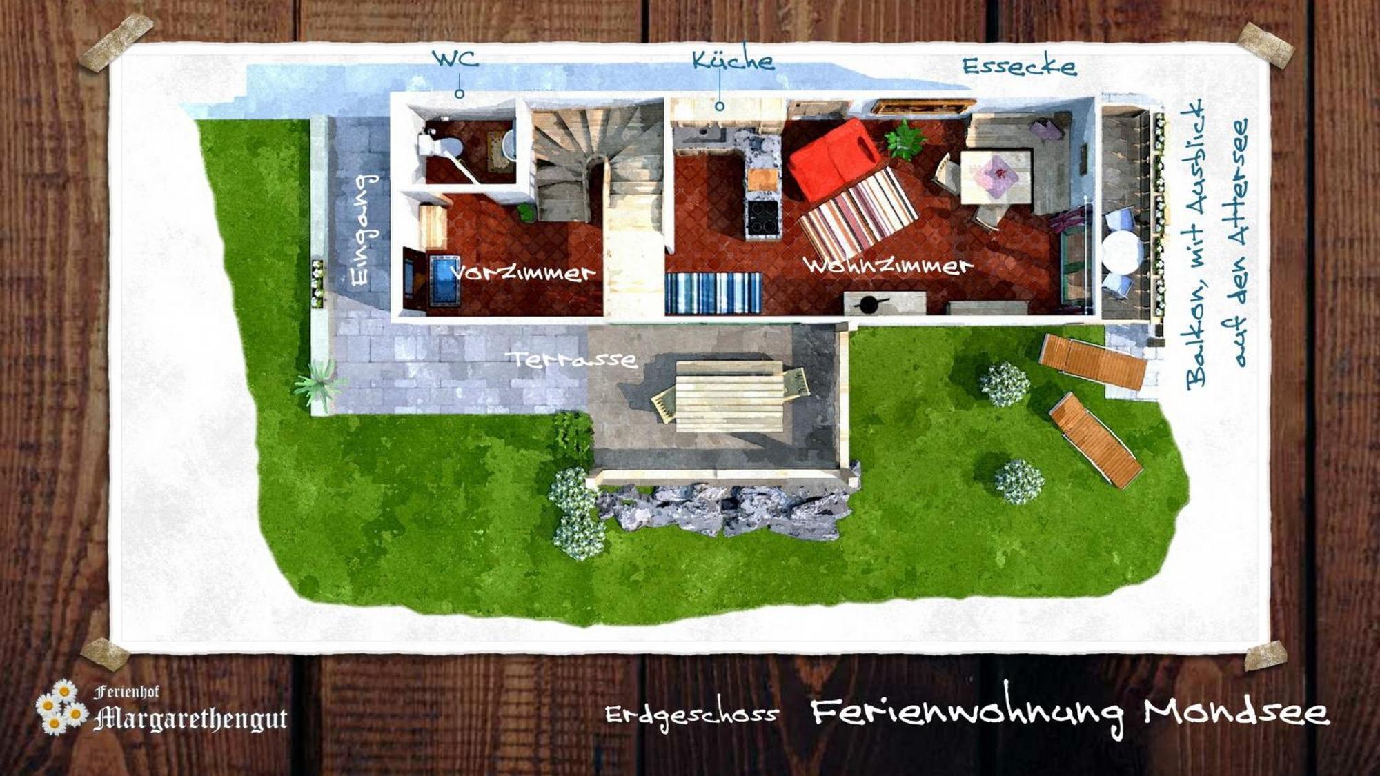 Ferienhof Margarethengut Unterach am Attersee Exterior foto