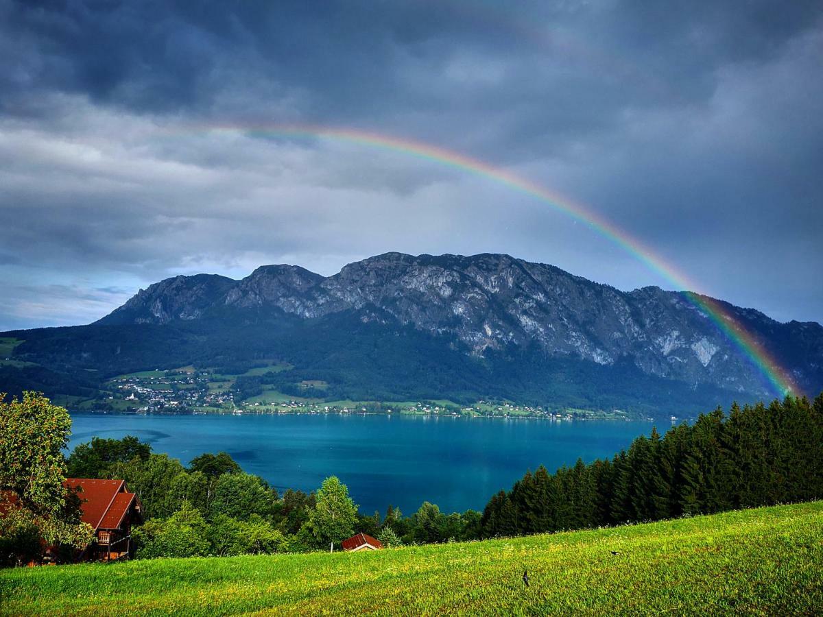 Ferienhof Margarethengut Unterach am Attersee Exterior foto